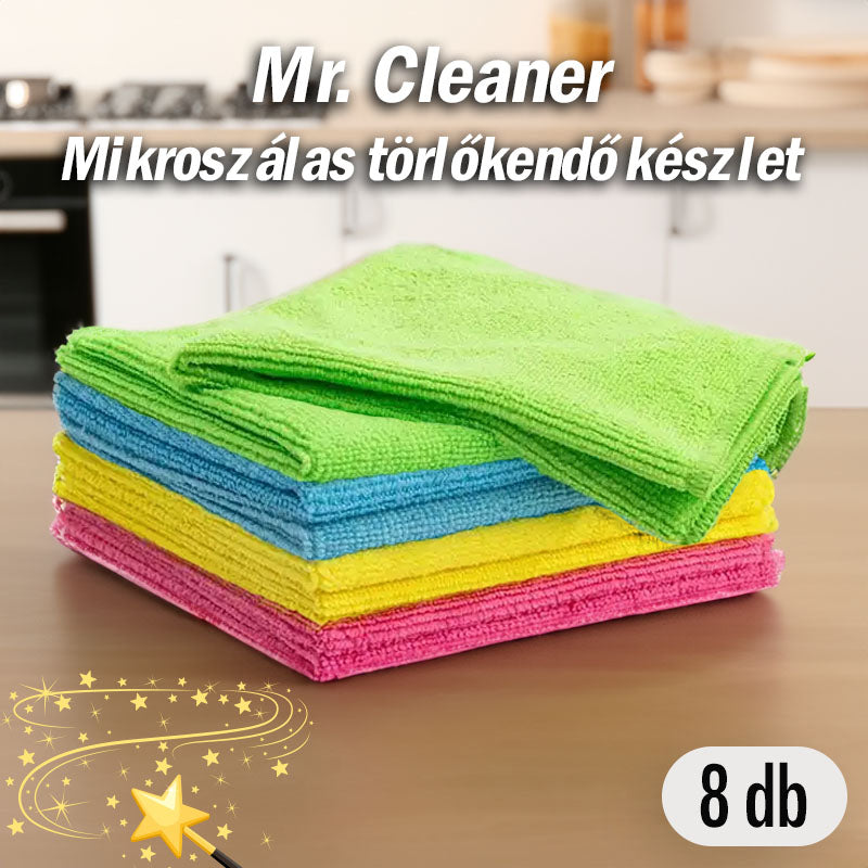 Mr. Cleaner Mikroszálas Törlőkendő készlet 40x40 cm