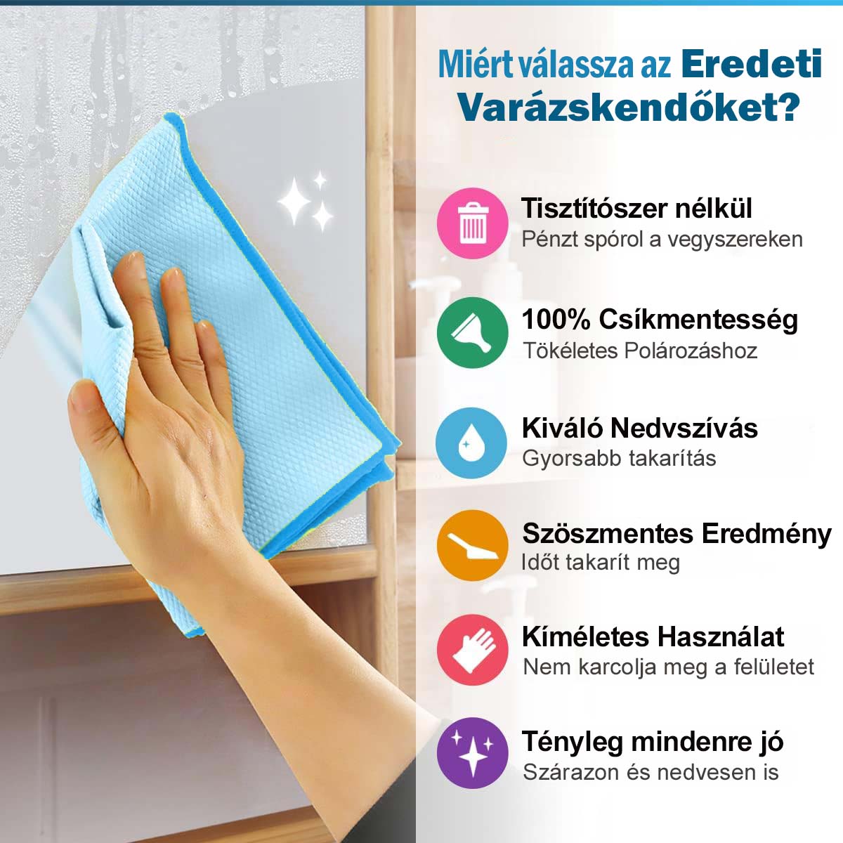Varázs törlőkendő készlet