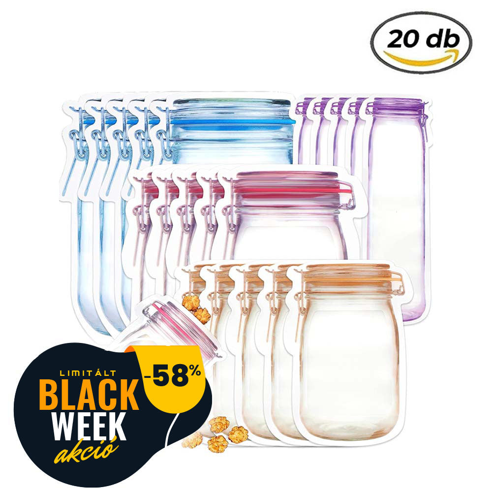 Nagyi befőttje tároló tasak