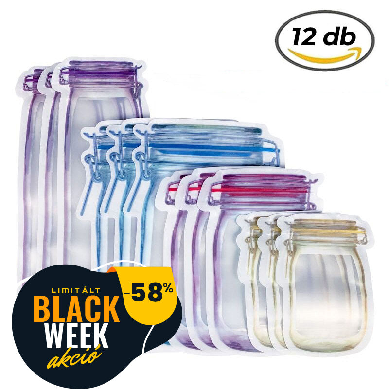 Nagyi befőttje tároló tasak