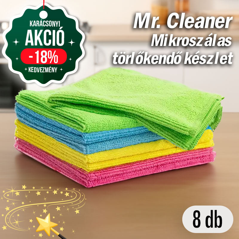 Mr. Cleaner Mikroszálas Törlőkendő készlet 40x40 cm