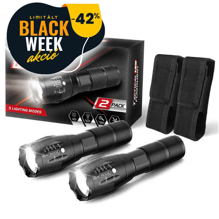 Luminex Taktikai zseblámpa készlet