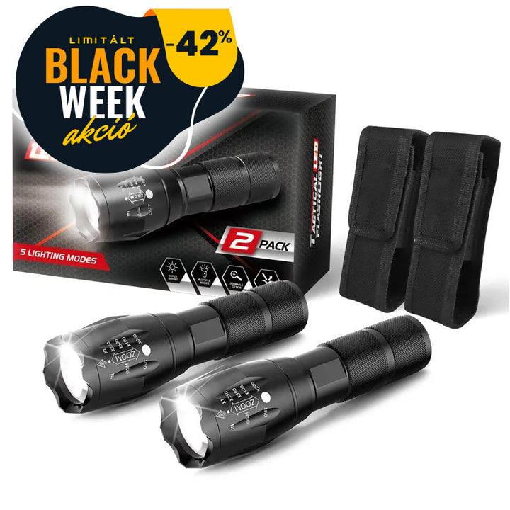 Luminex Taktikai zseblámpa készlet