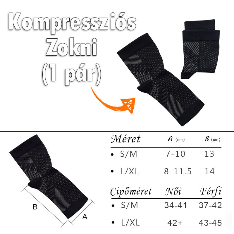 Kompressziós zokni (1 pár)