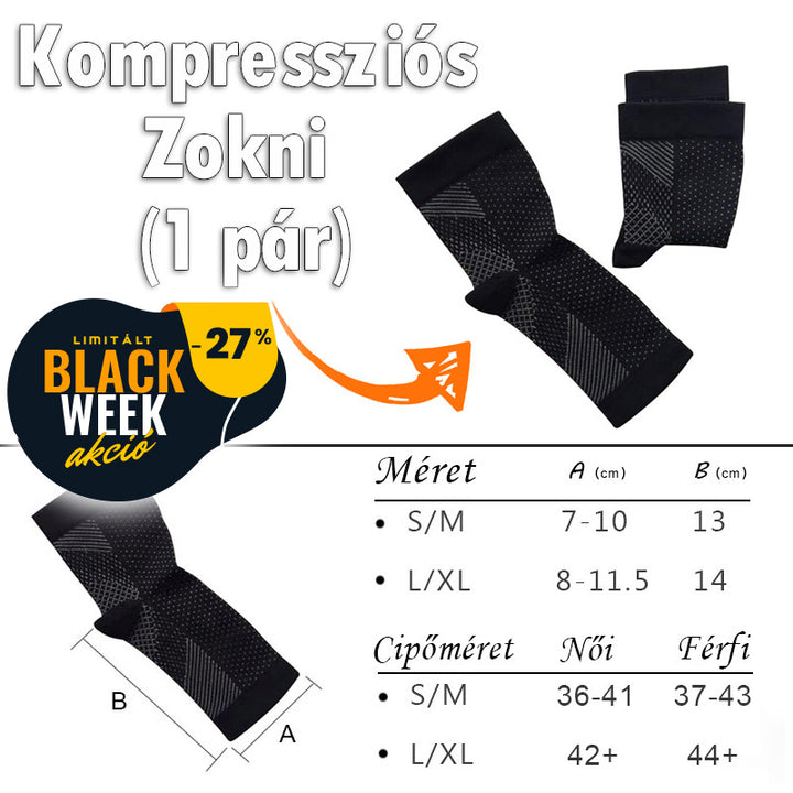 Kompressziós zokni (1 pár)