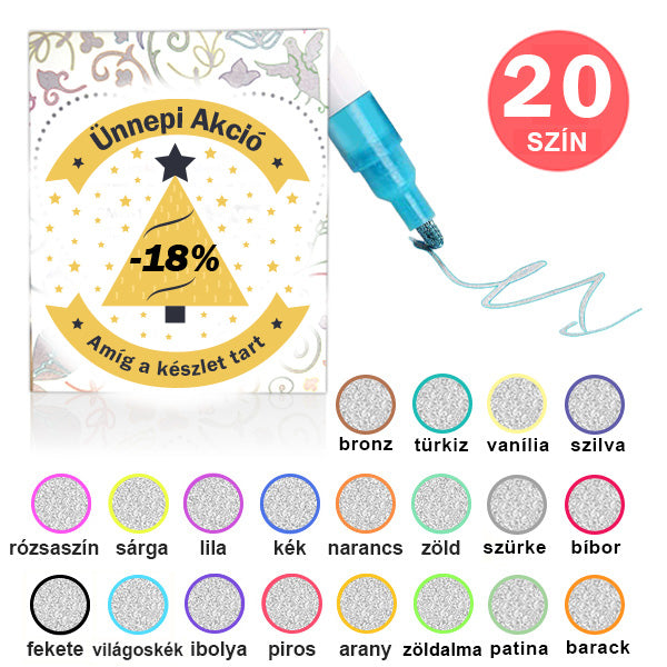 magi® Ezüst-kontúr színező tollkészlet