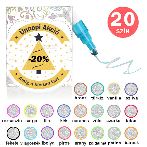 magi® Ezüst-kontúr színező tollkészlet