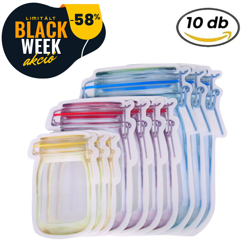 Nagyi befőttje tároló tasak