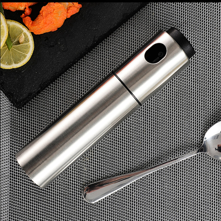 Olajspray rozsdamentes palackban, 135 ml, fém