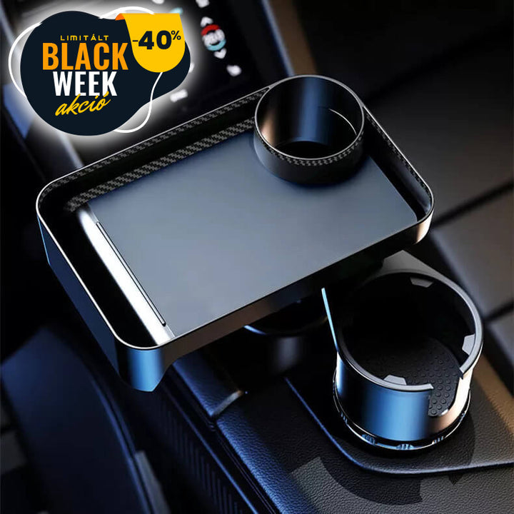 Autós Pohártartó Tálcával