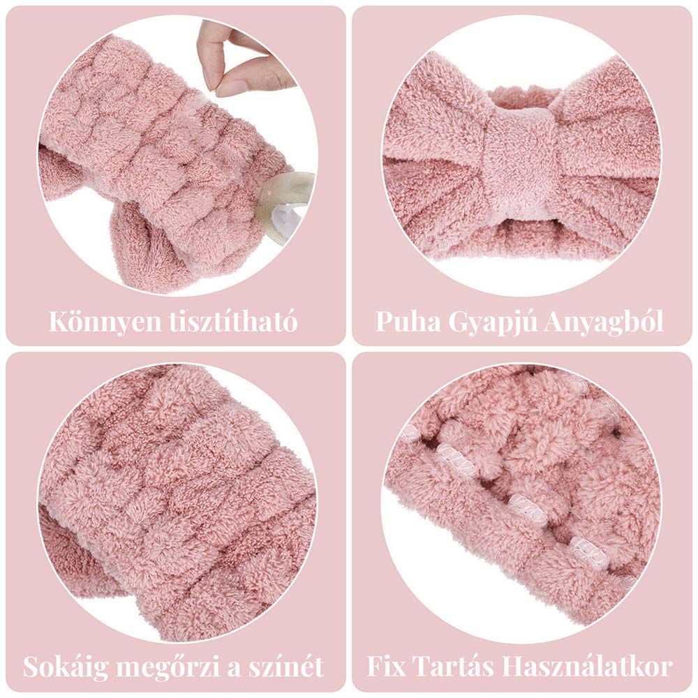 UltraSoft Sminklemosó Hajpánt