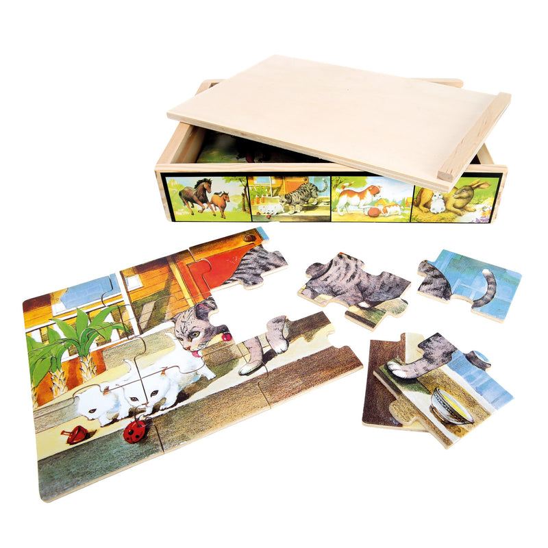 Bino Puzzle - állatok - 48 darab