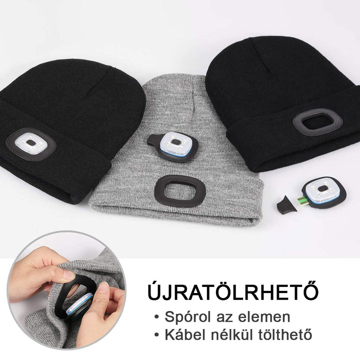 DadHat™ Fejlámpás téli sapka